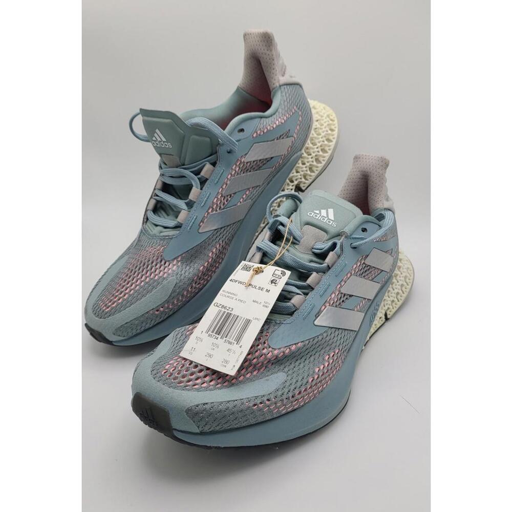 Size 9 - adidas 4DFWD Pulse Magic Grey Turbo (Gray/Pink)